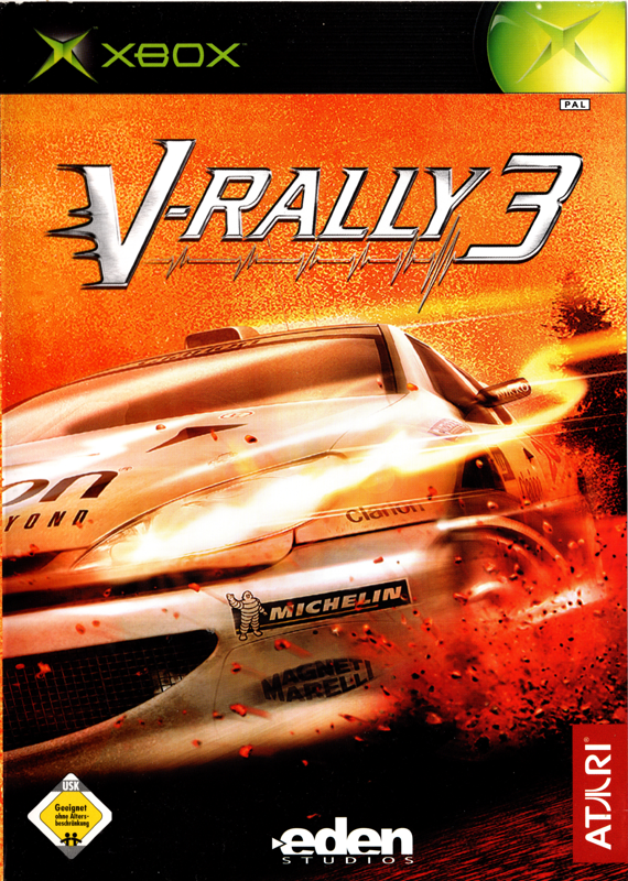 V-Rally 3 box art for Xbox
